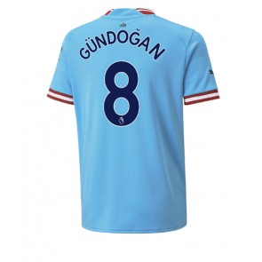 Manchester City Ilkay Gundogan #8 Hemmatröja 2022-23 Kortärmad